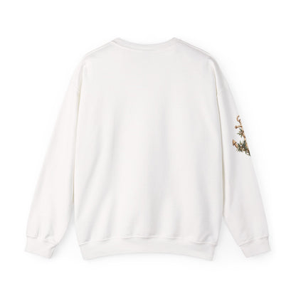 Crewneck Sweatshirt — Anchored Rising Anchor Floral Design