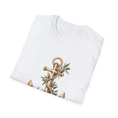 Anchored Rising T-Shirt — Floral Anchor Faith Tee