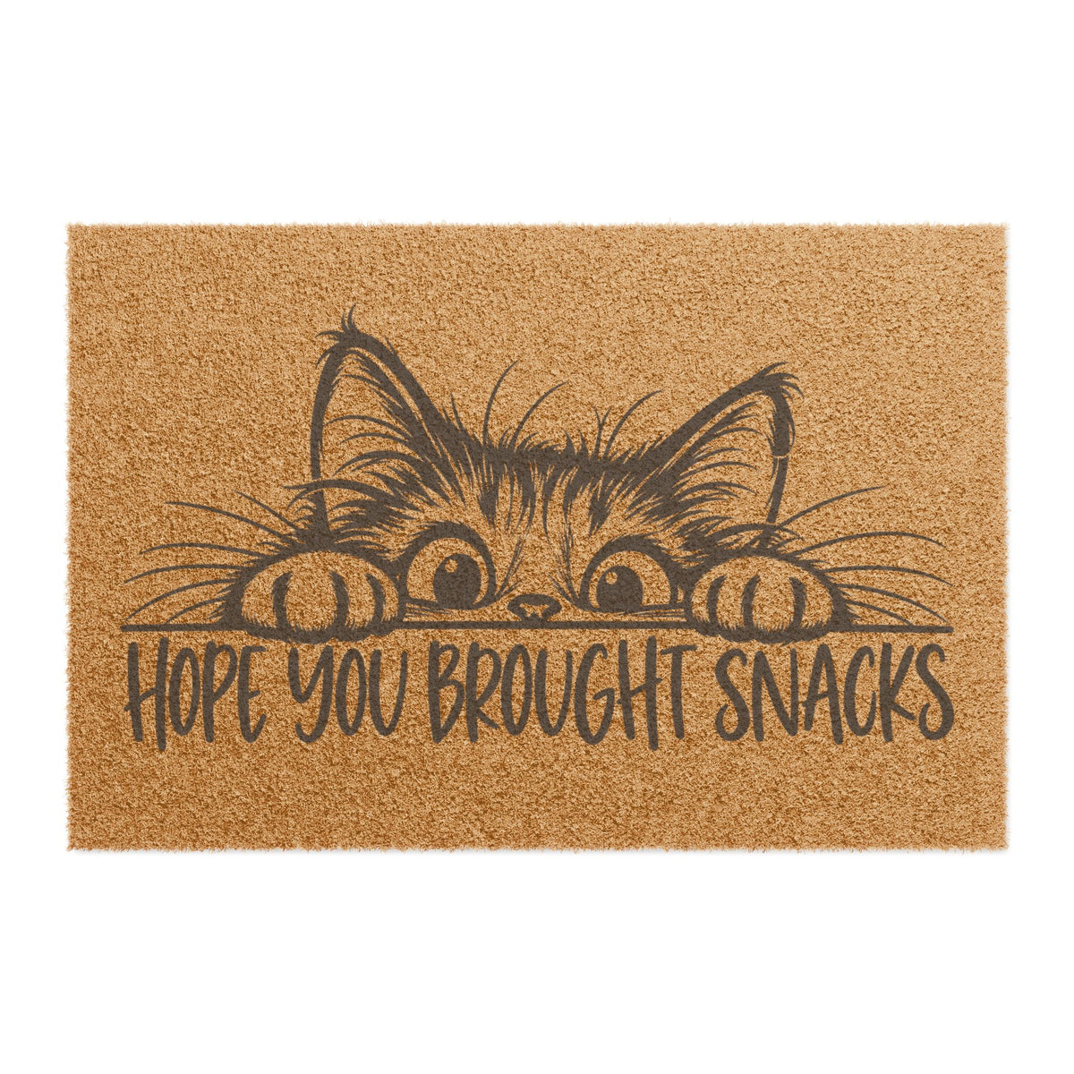 Hope You Brought Snacks Cat Doormat