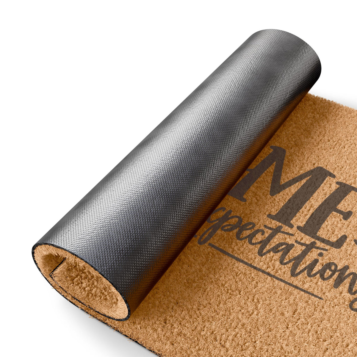 Doormat — "Welcome, Please Lower Your Expectations" Funny Coir Welcome Mat