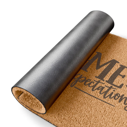 Doormat — "Welcome, Please Lower Your Expectations" Funny Coir Welcome Mat
