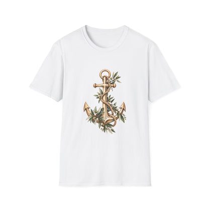 Anchored Rising T-Shirt — Floral Anchor Faith Tee