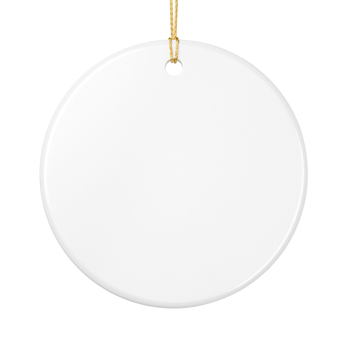 Ceramic Ornament - "Built on Prayer" Blessed Beyond Measure 2026 Christmas Decoration