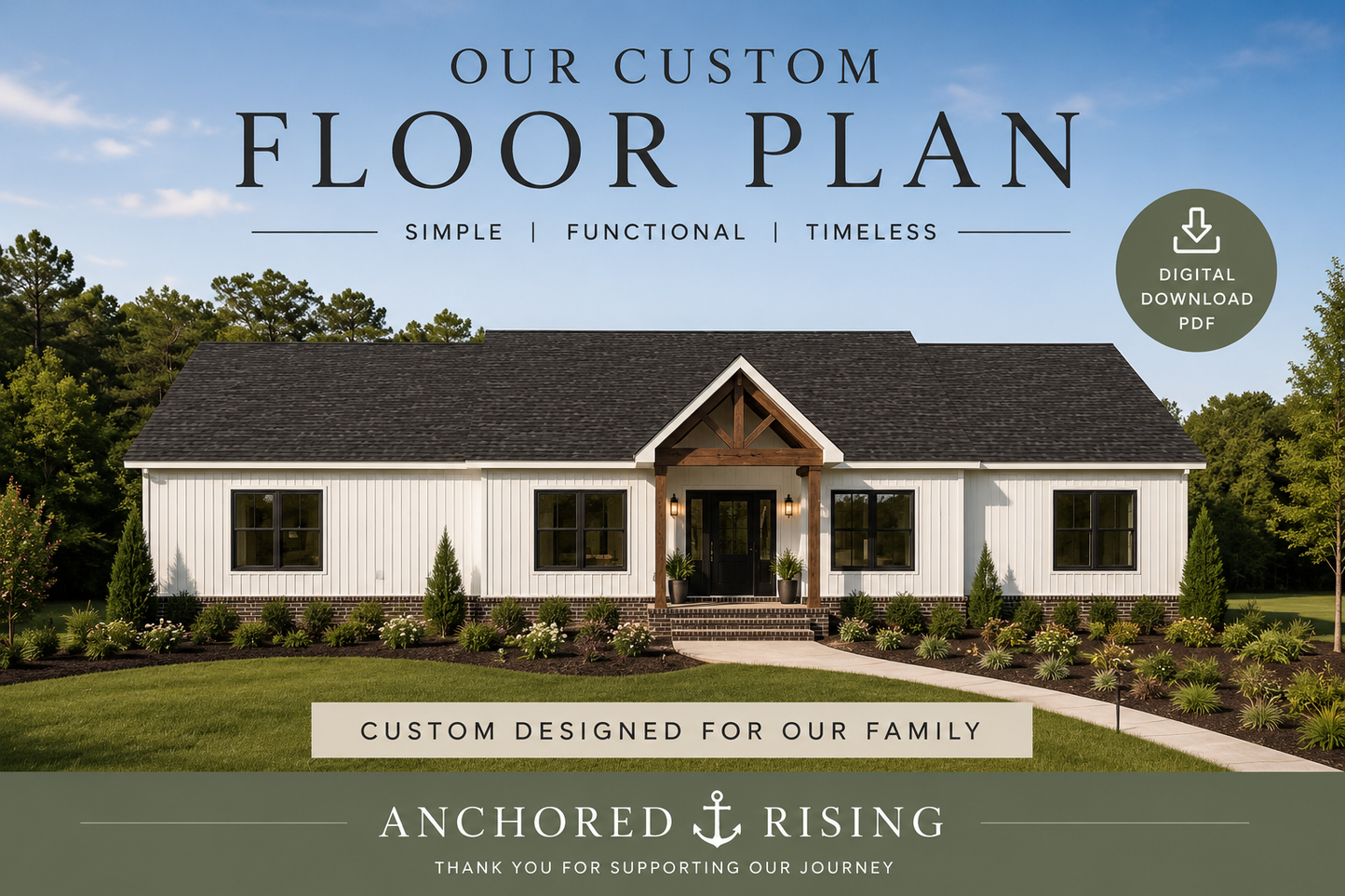 Our Custom 4-Bedroom Floor Plan