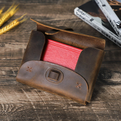 Genuine Leather Journal or Bible Cover Handmade