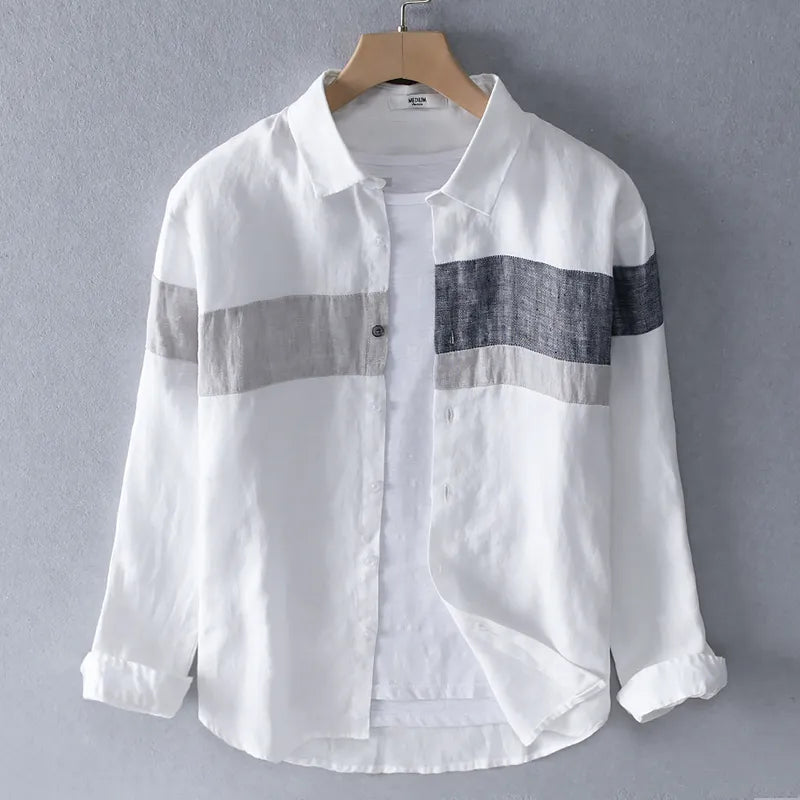 Men's 100% Linen Casual Shirt