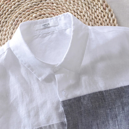 Men's 100% Linen Casual Shirt