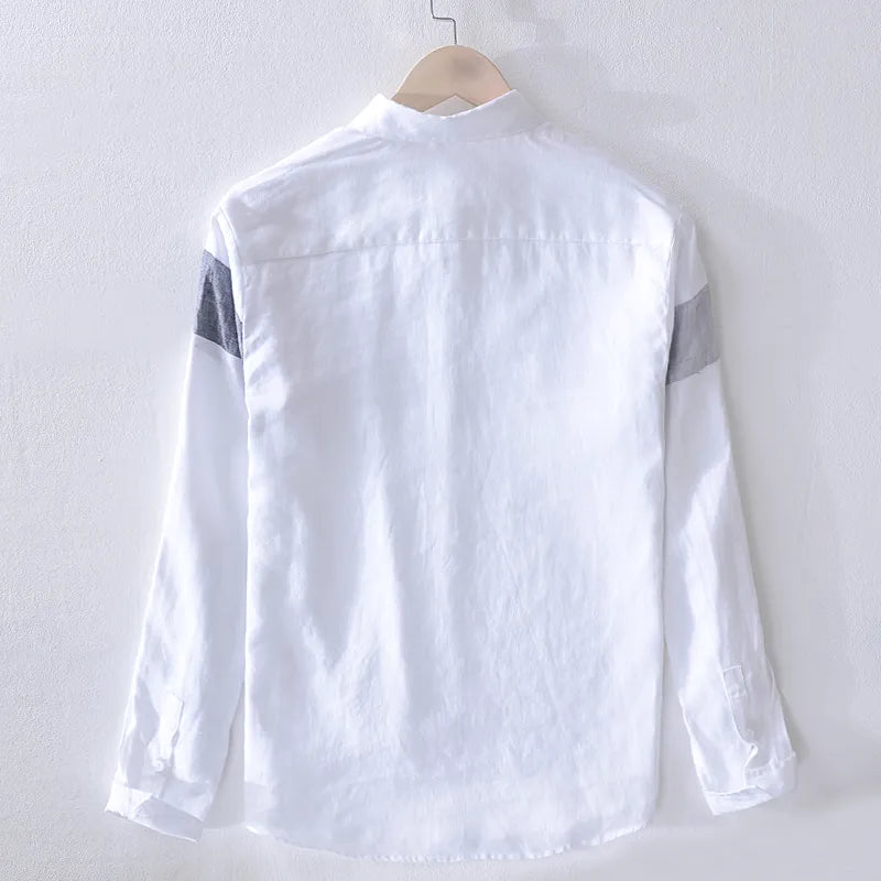 Men's 100% Linen Casual Shirt