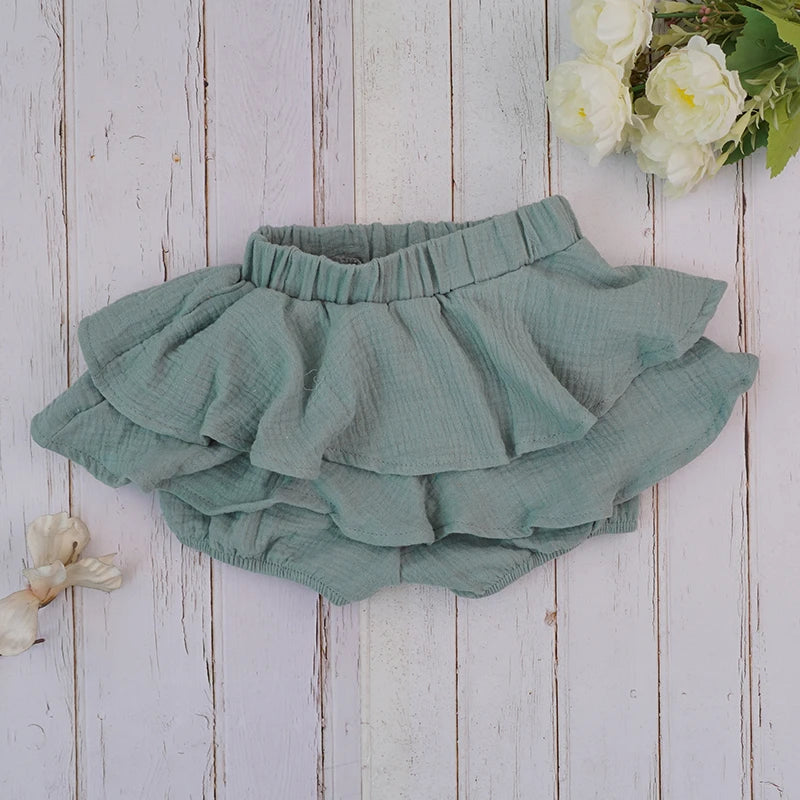 100% Cotton Baby Girl Ruffle Bottoms