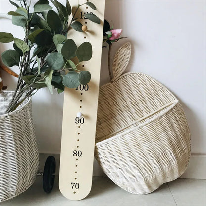 Rattan Apple/Pear Shape Storage Basket Handmade Hanging Organizers