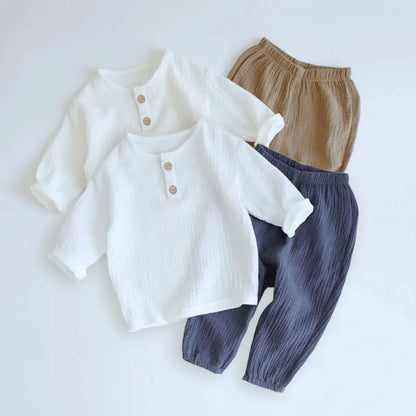 2PCS Boy 100% Organic Cotton set