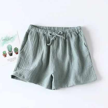 100% Cotton Crepe Ladies Summer Shorts