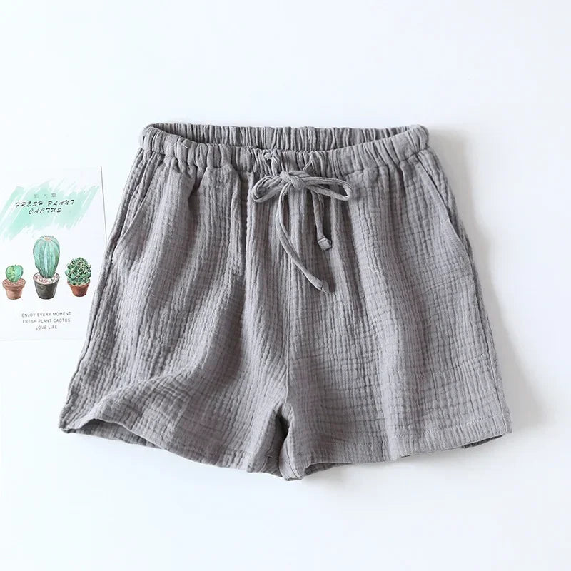 100% Cotton Crepe Ladies Summer Shorts