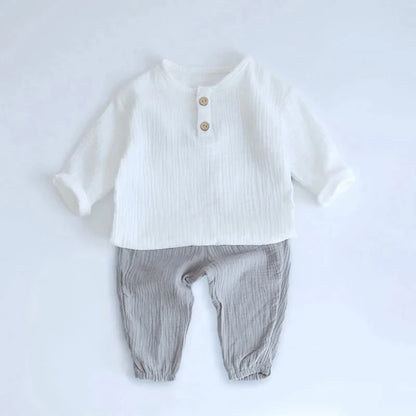 2PCS Boy 100% Organic Cotton set