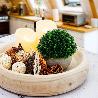 Organic Decorative Wood Bowl