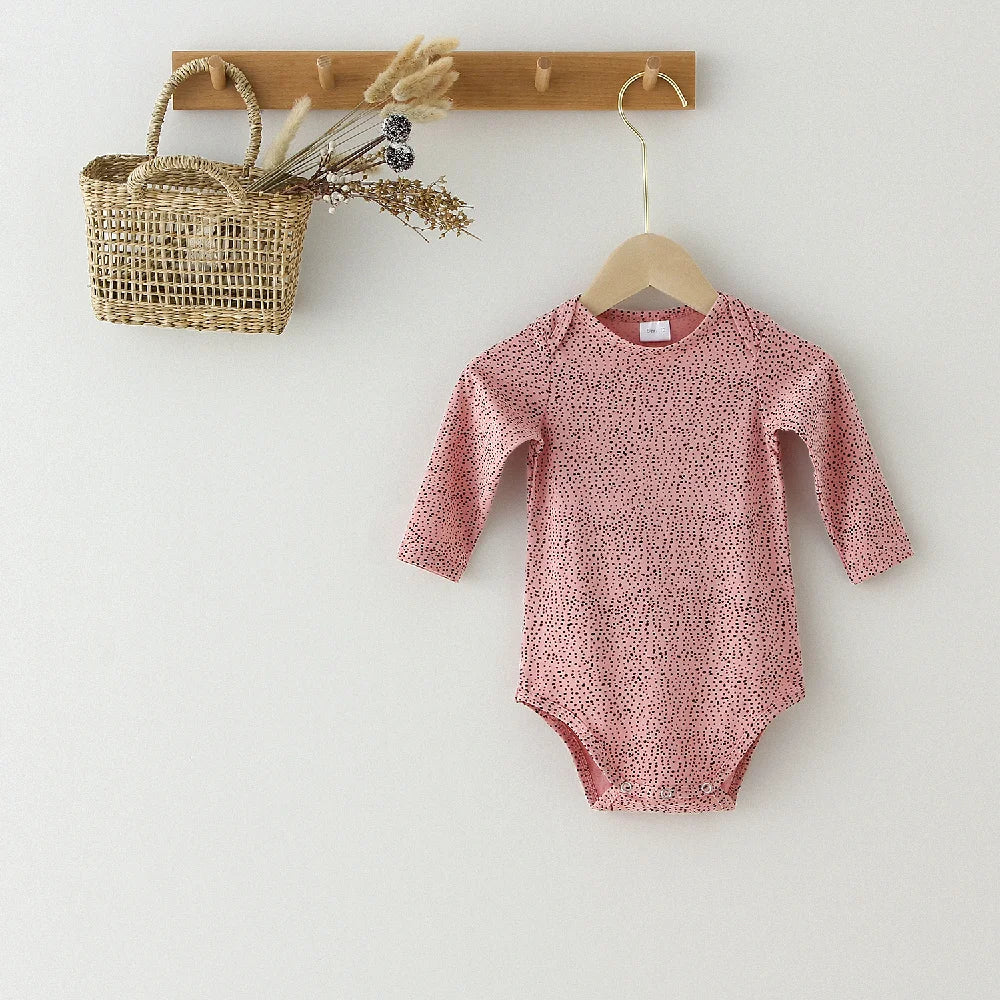 Long Sleeve Organic Cotton Onesie Romper