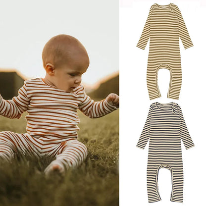 Long Sleeve Organic Cotton Onesie Romper