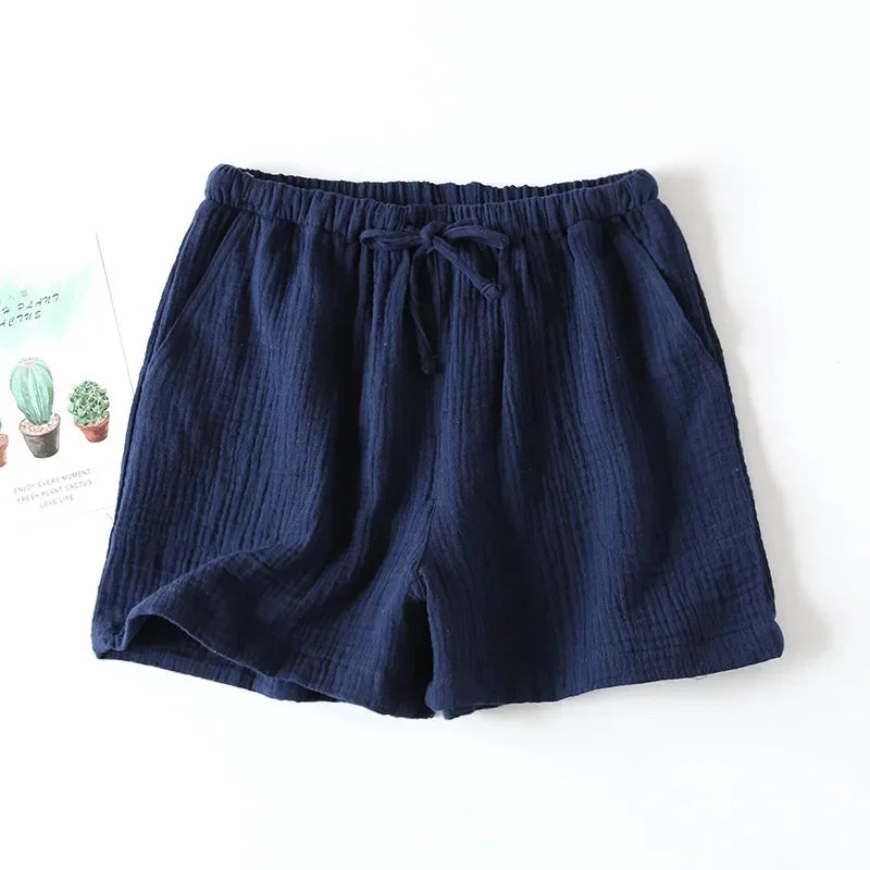 100% Cotton Crepe Ladies Summer Shorts