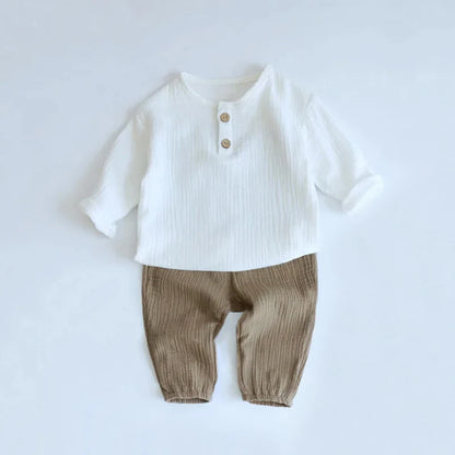 2PCS Boy 100% Organic Cotton set