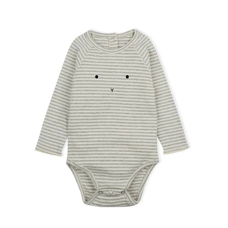 Long Sleeve Organic Cotton Onesie Romper