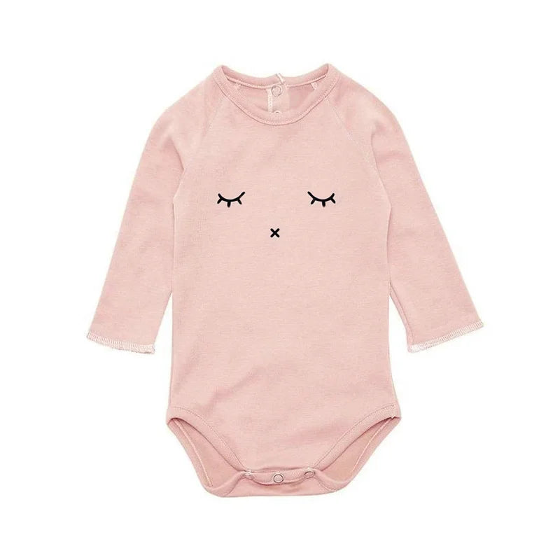 Long Sleeve Organic Cotton Onesie Romper