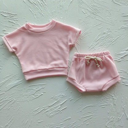 100% Cotton Baby Shirt and Short Set