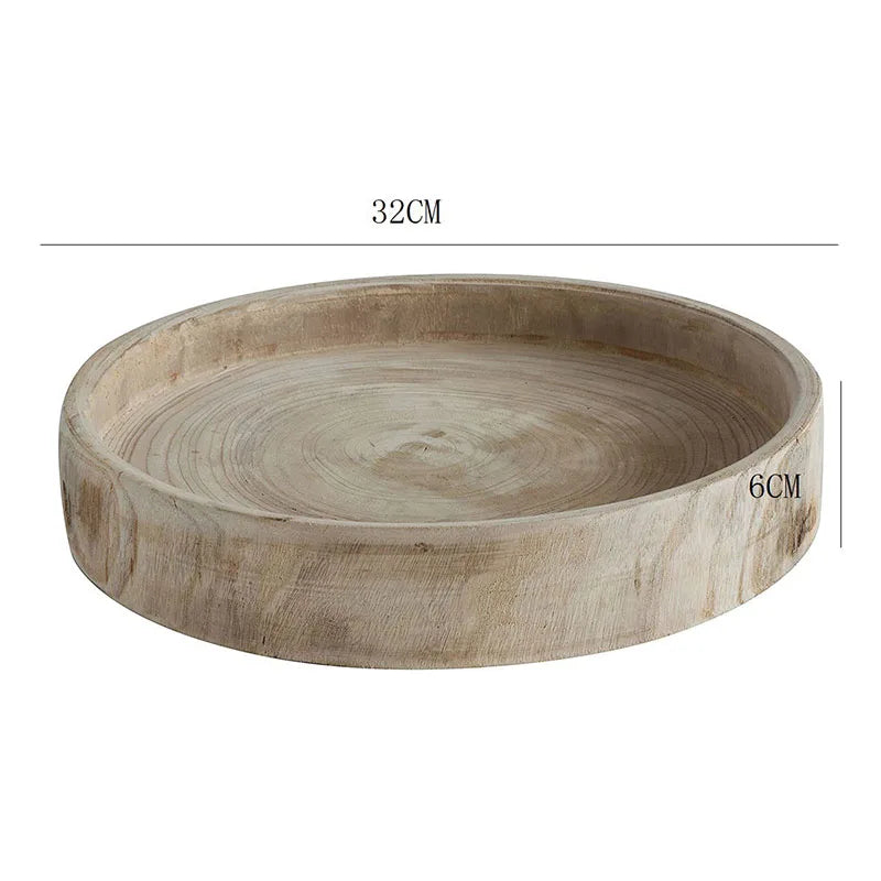 Organic Decorative Wood Bowl