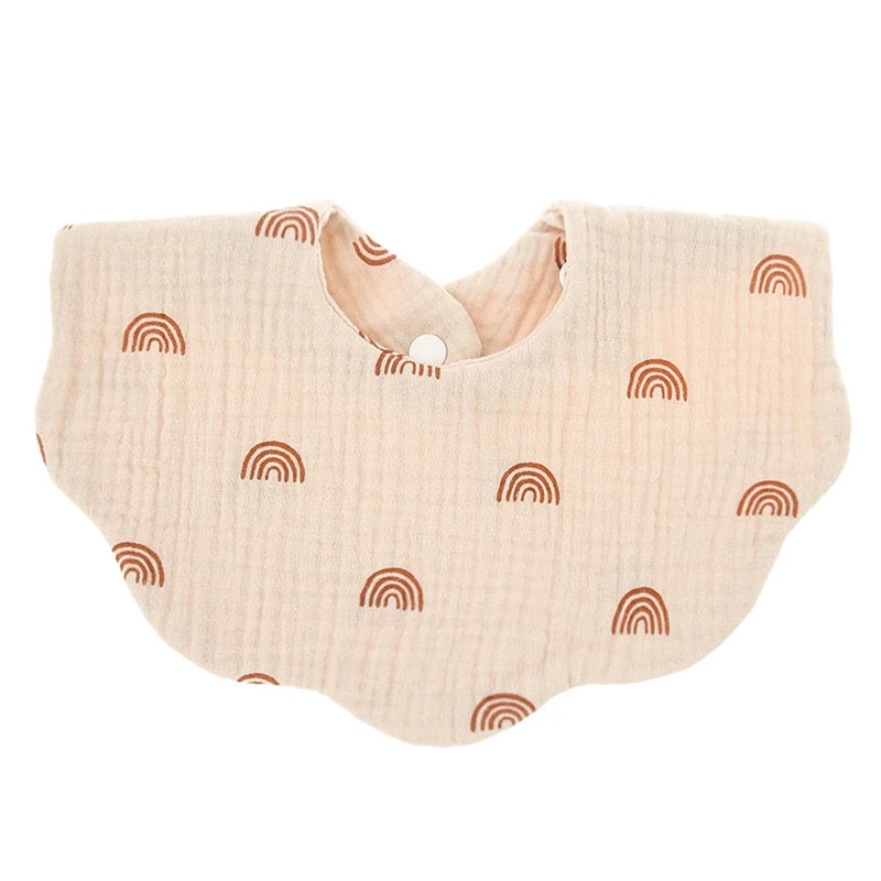 10pc/Set 100% Waffle Cotton Baby Bibs