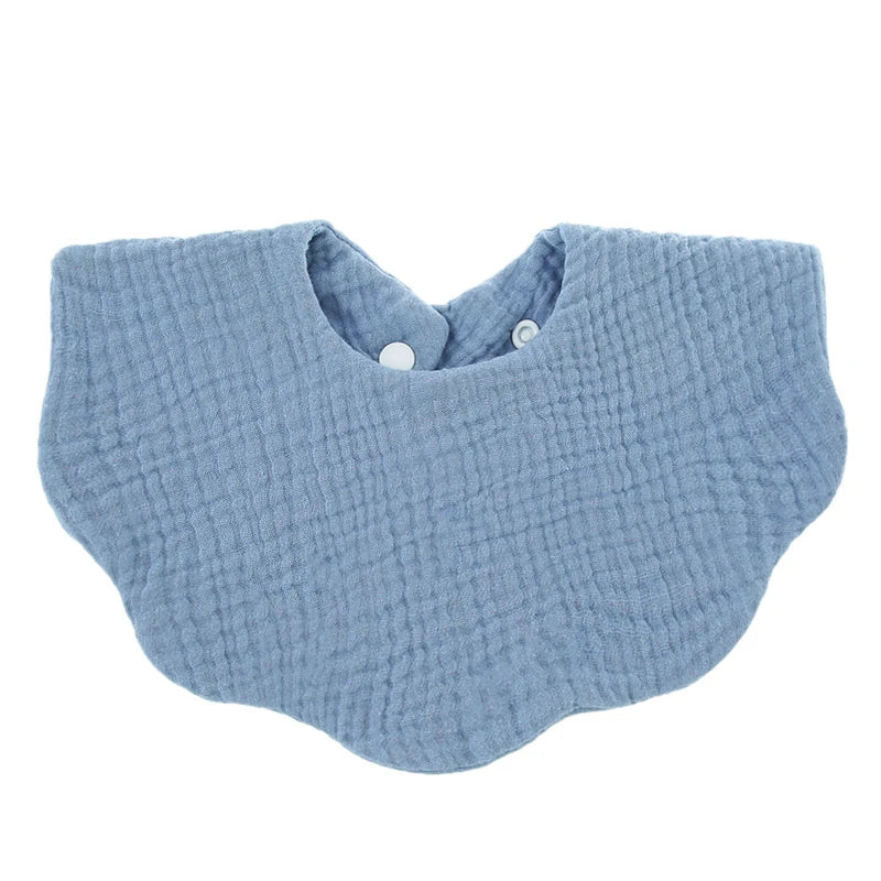 10pc/Set 100% Waffle Cotton Baby Bibs