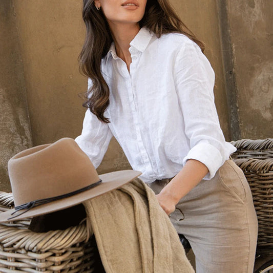 100% Linen Blouse